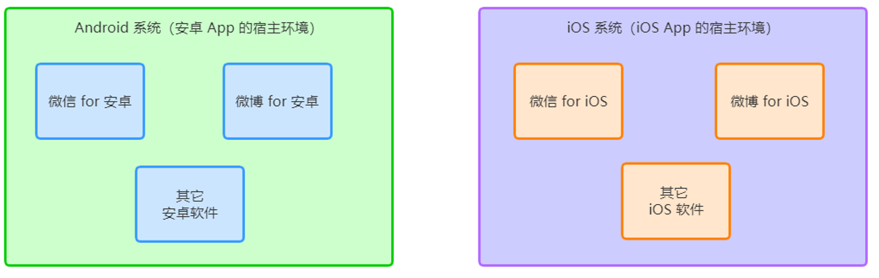 宿主环境示意图